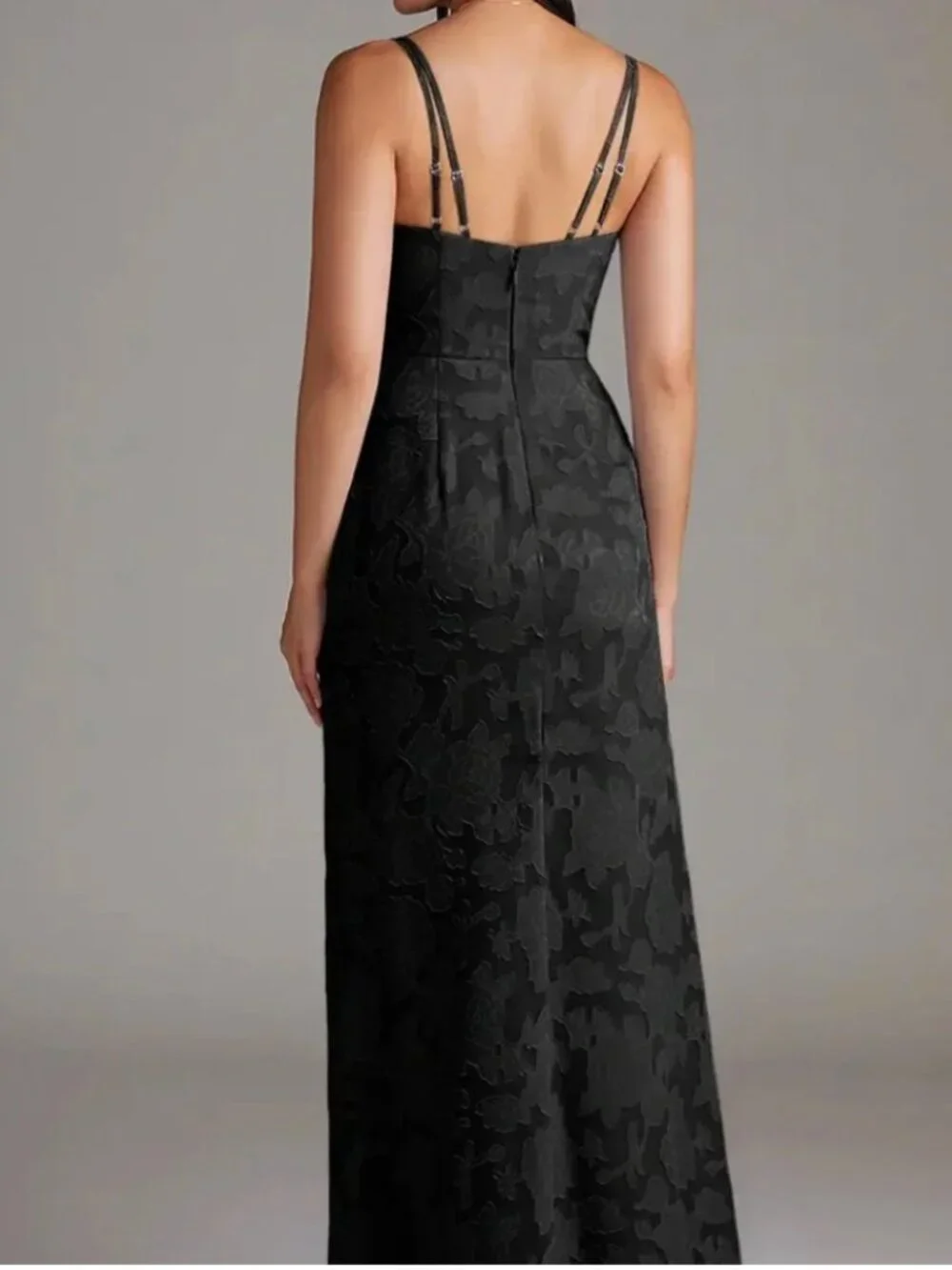 Azazie Leo Floral Burnout Dress
